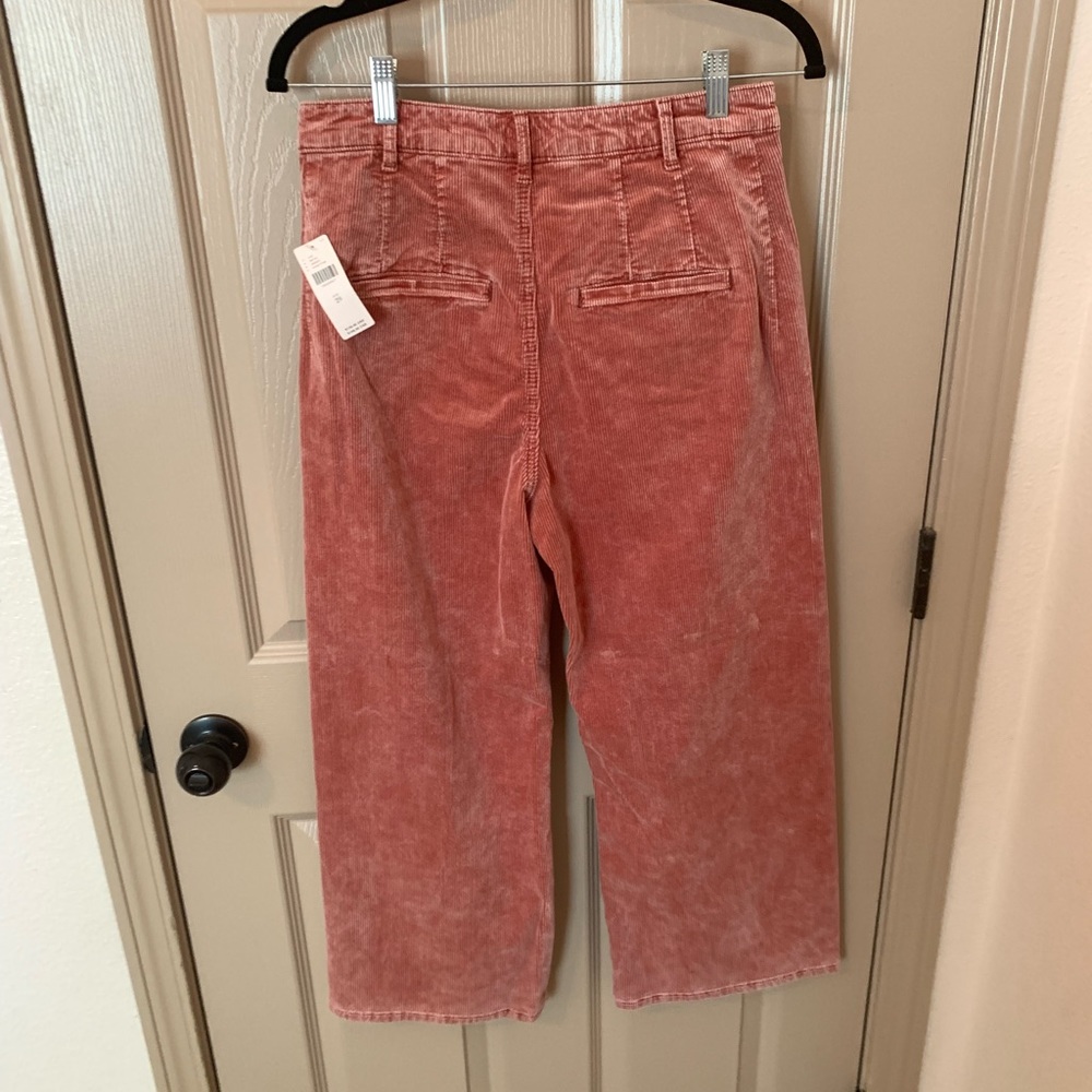 Anthropologie Corduroy Cropped Pants - Picture 5 of 6